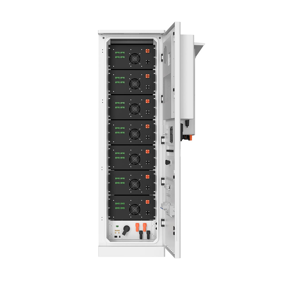 JKBMS C&I All-in-One BESS | 100kWh / 112kWh Luftgekühlt | LiFePO4 | 50kW Wechselrichter | Hybrid / Insel- / Netzgekoppelt