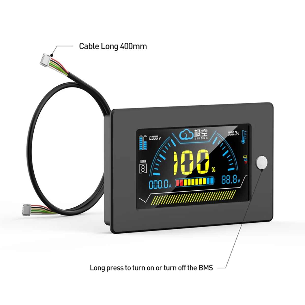 Ess Displays JKBMS 3.2 Inch LCD Display Screen - Compatible with All JK Smart BMS ...