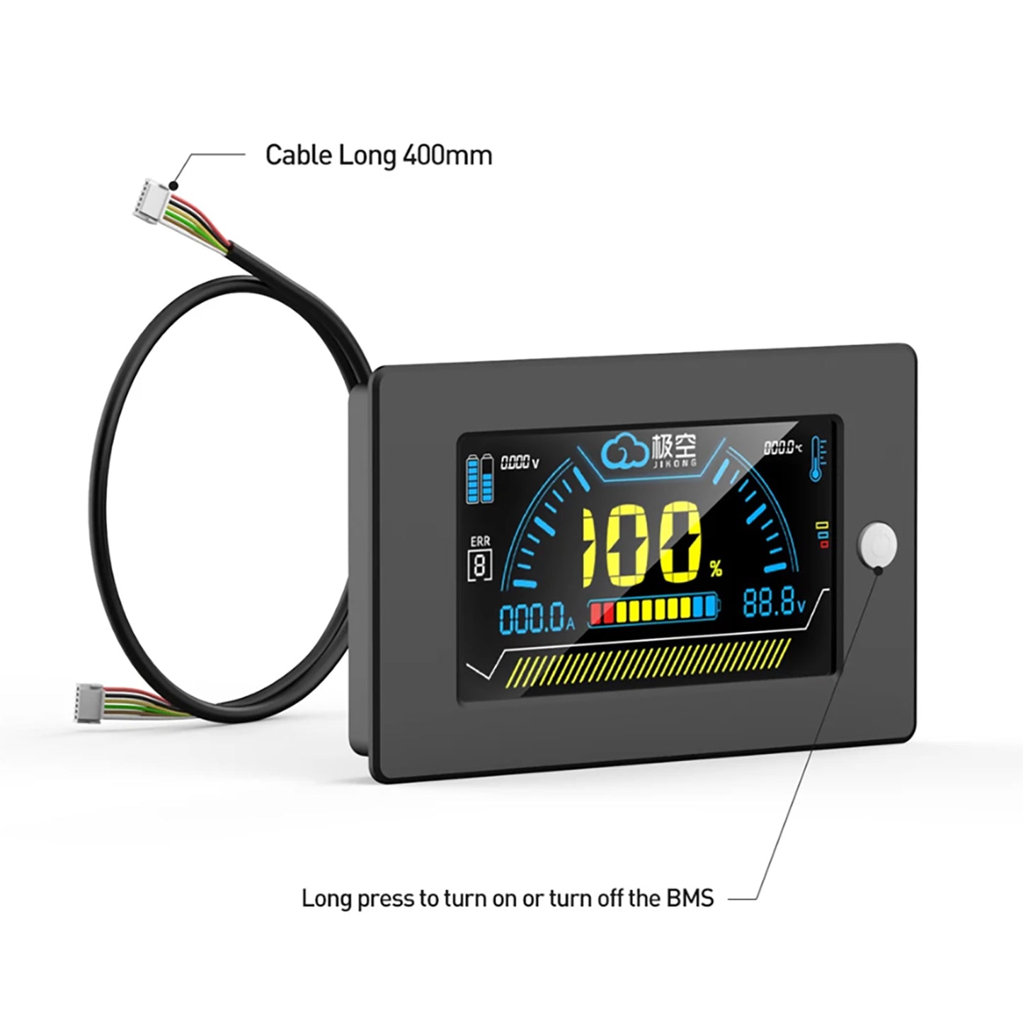 JKBMS 3.2 Inch LCD Display Screen Compatible with All JK Smart BMS Battery Protection Board