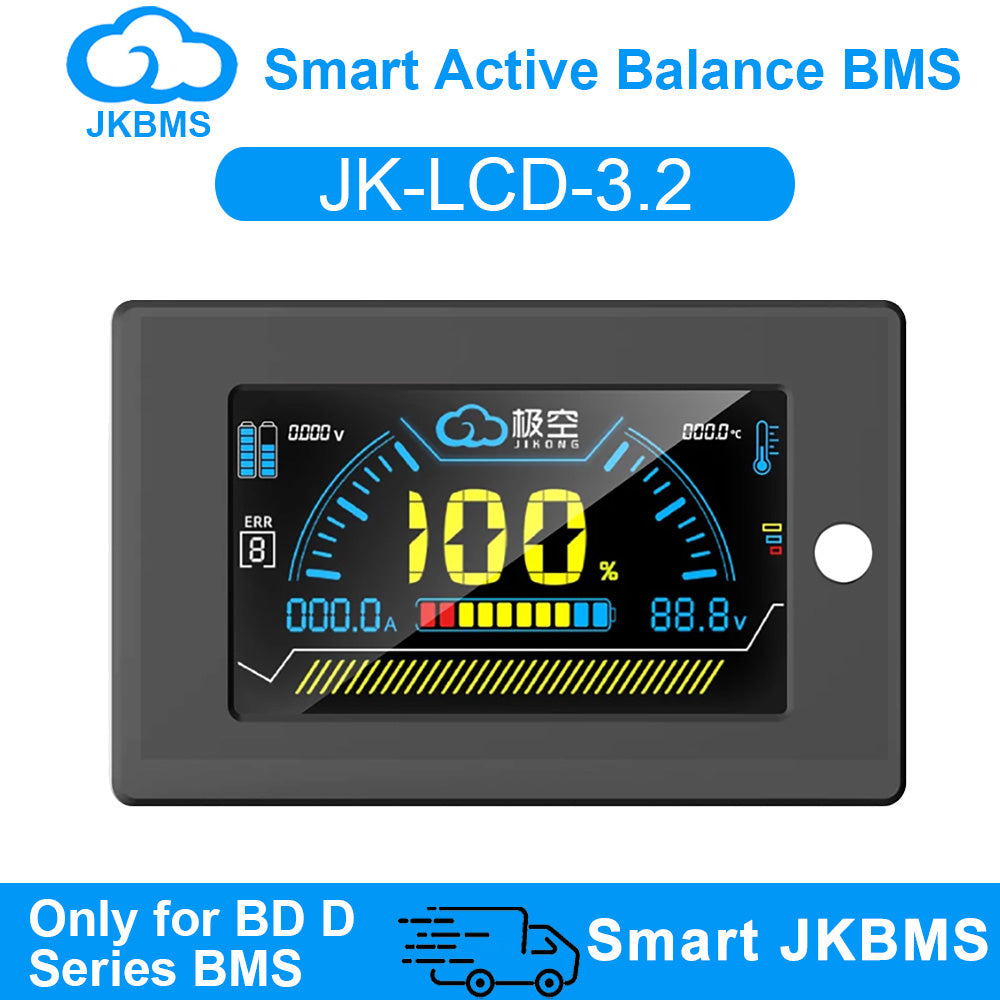 Ess Displays JKBMS 3.2 Inch LCD Display Screen - Compatible with All JK Smart BMS ...