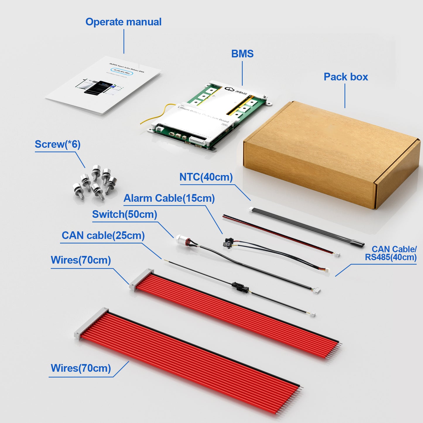 JKBMS JK-B2A8S30P-HCR Packaging & Accessories