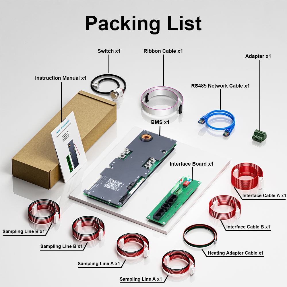 JKBMS JK-PB1A16S10P Package Contents & Accessories