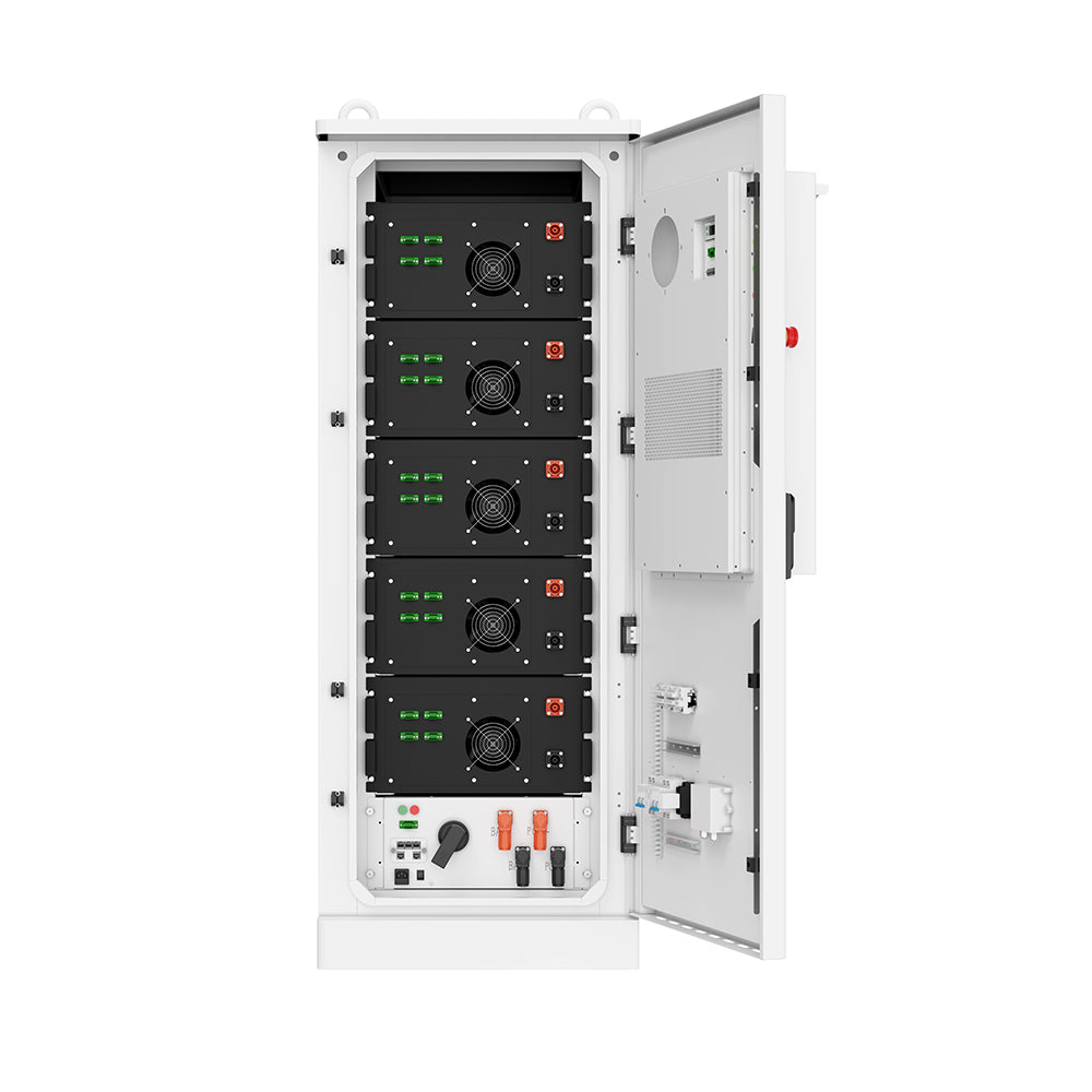 JKBMS ESS C&I BESS tout-en-un | 64 kWh / 80 kWh refroidi par air | LiFePO4 204,8 V | Onduleur 30 kW/40 kW | Hybride / Hors réseau / Sur réseau