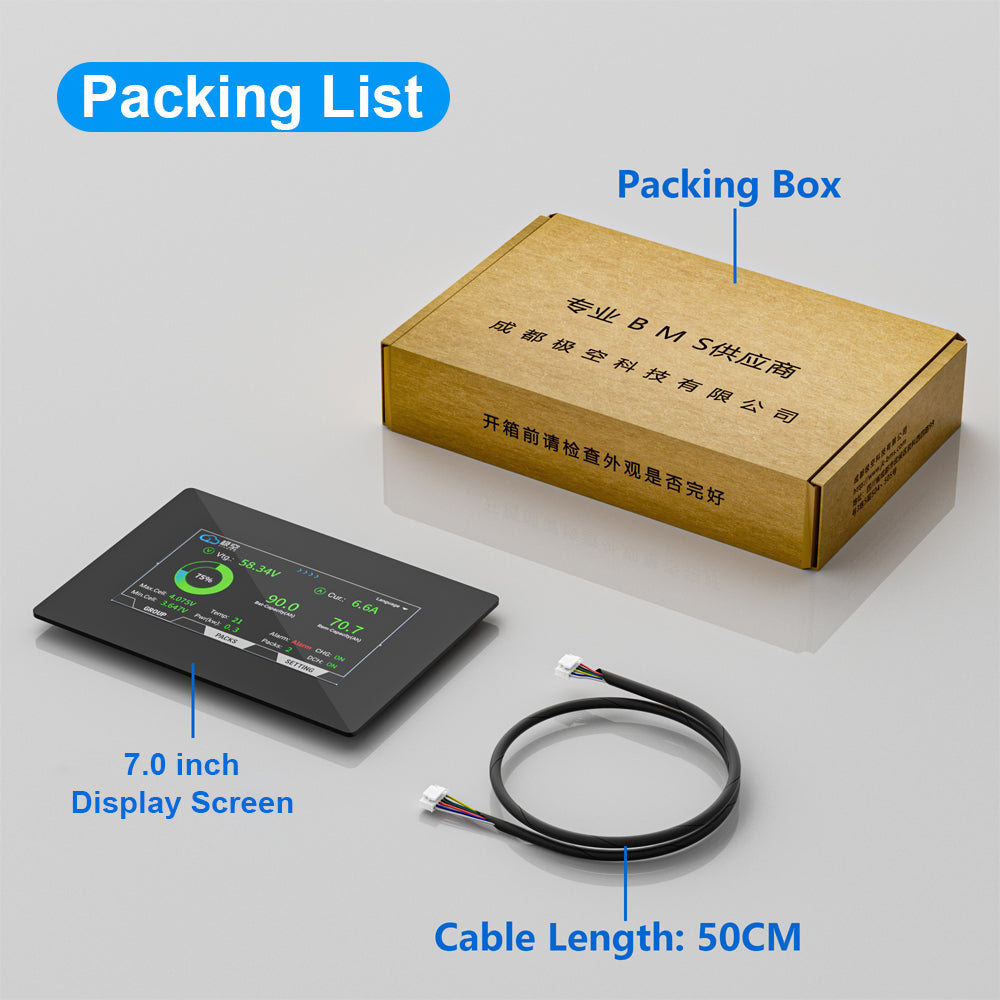 JKBMS LCD-4.3-TTL-P Packaging & Accessories