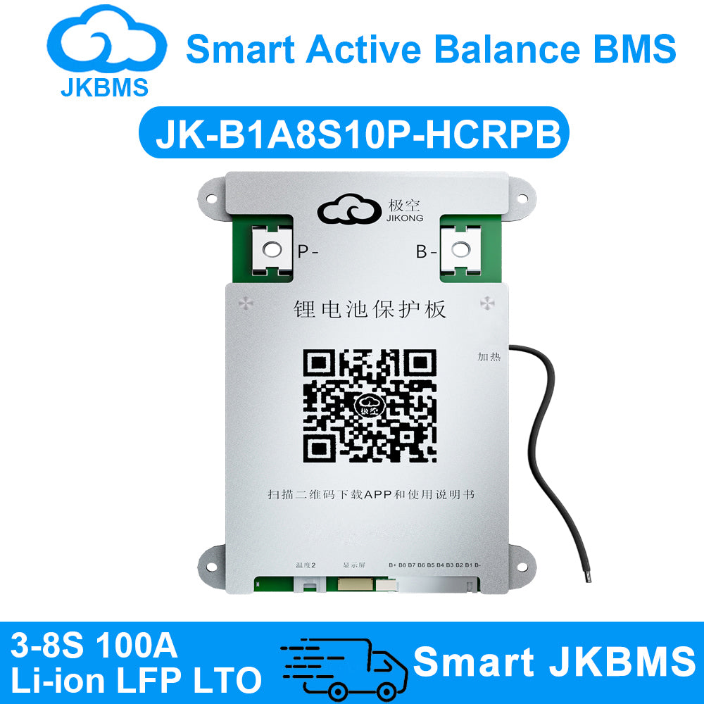 JKBMS JK-B1A8S10P-HCRPB 100A Smart BMS - Product Overview