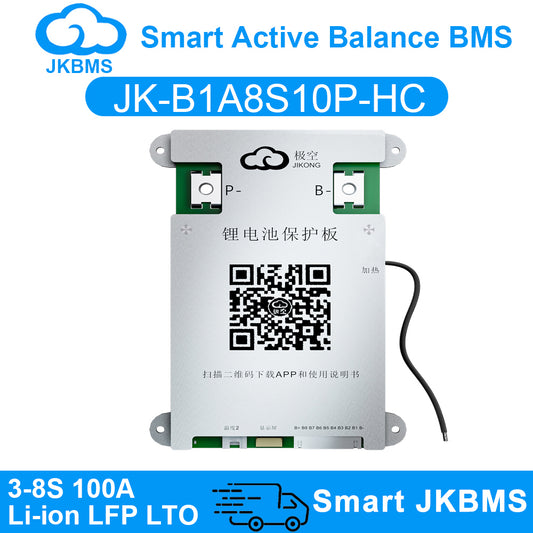 JKBMS JK-B1A8S10P-HC 100A Smart BMS - Product Overview