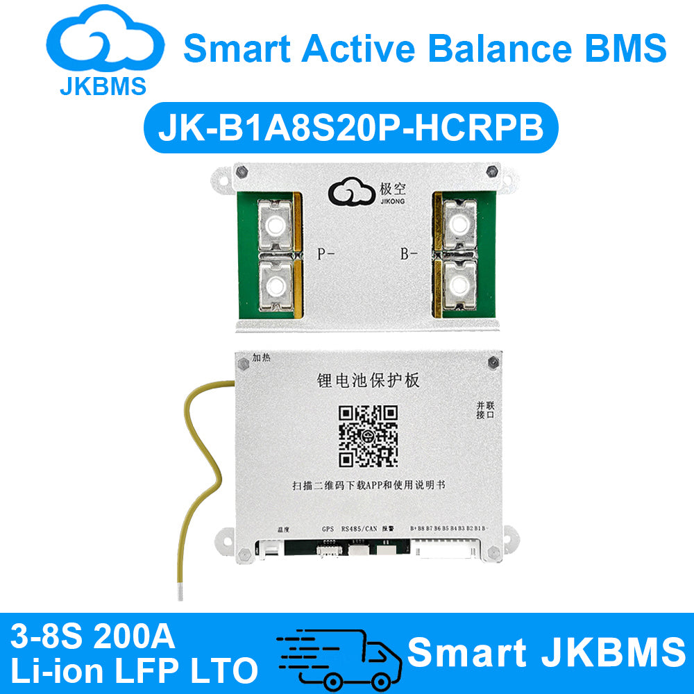 JKBMS JK-B1A8S20P-HCRPB 200A Smart BMS - Product Overview