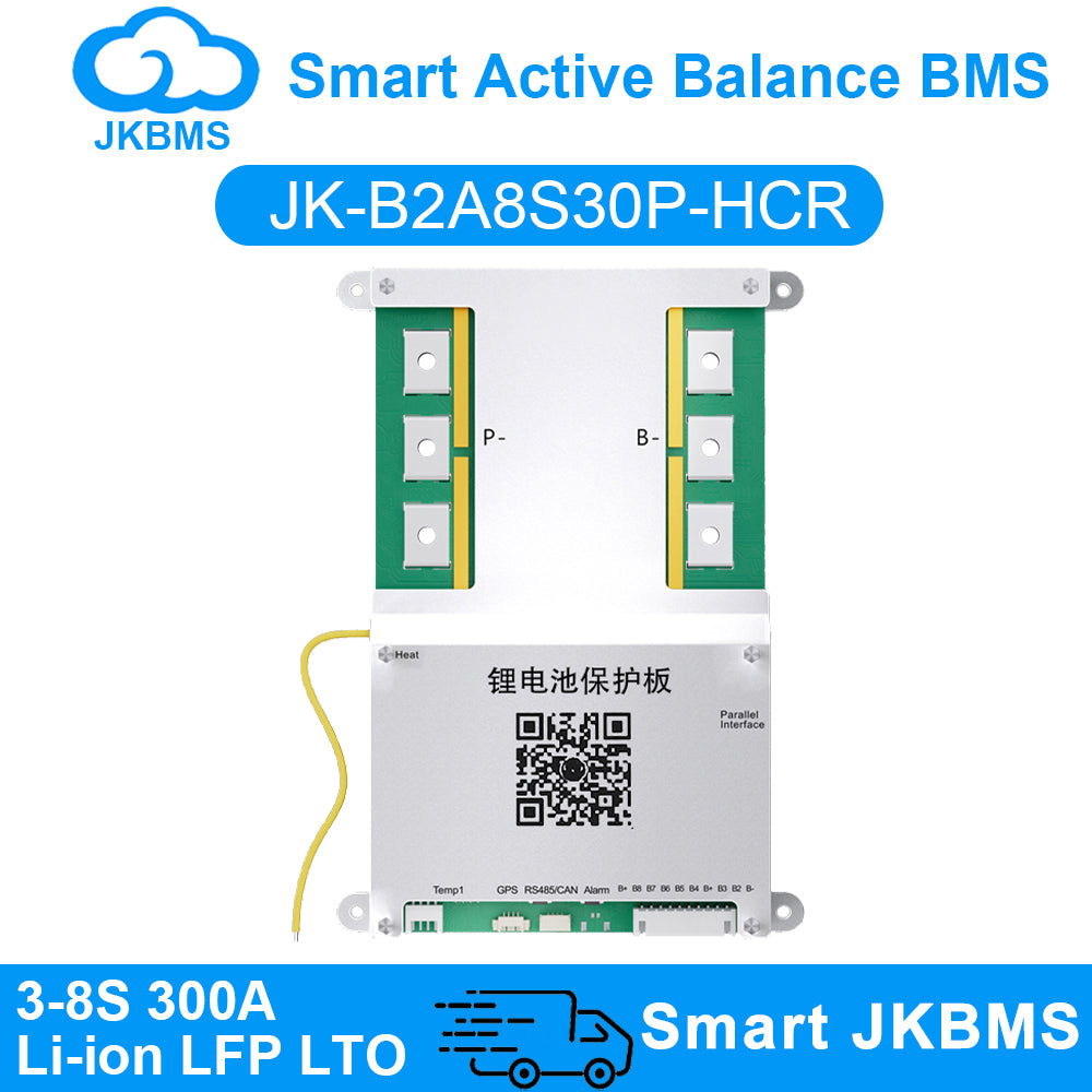 JKBMS JK-B2A8S30P-HCR 300A Smart BMS - Product Overview