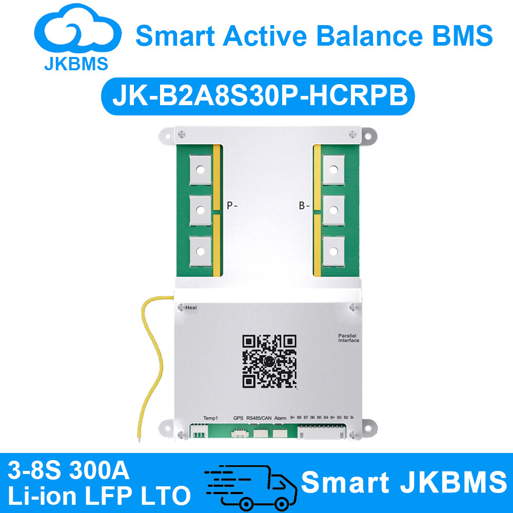 JKBMS JK-B2A8S30P-HCRPB 300A Smart BMS - Product Overview