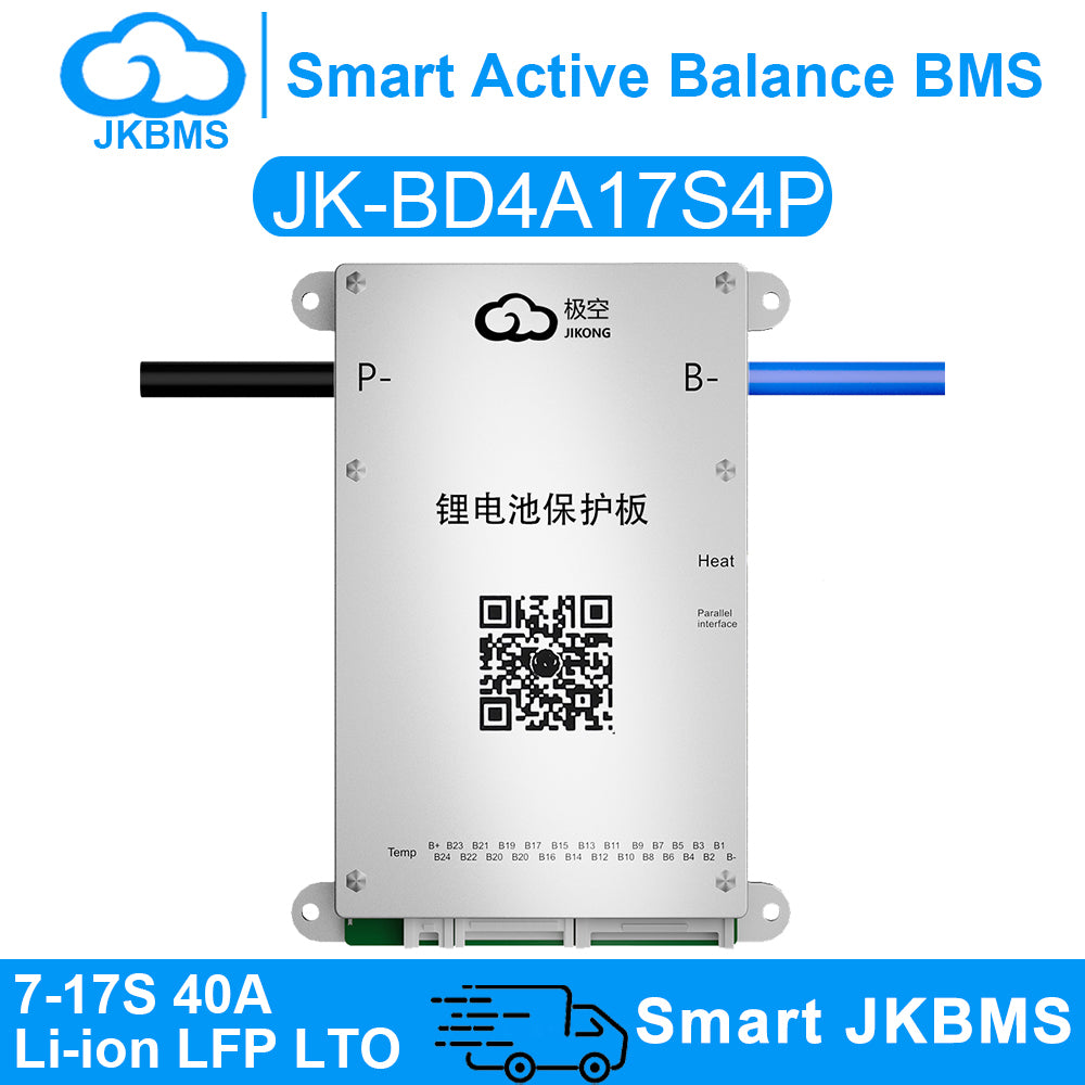 JKBMS JK-BD4A17S4P 40A Smart BMS - Product Overview