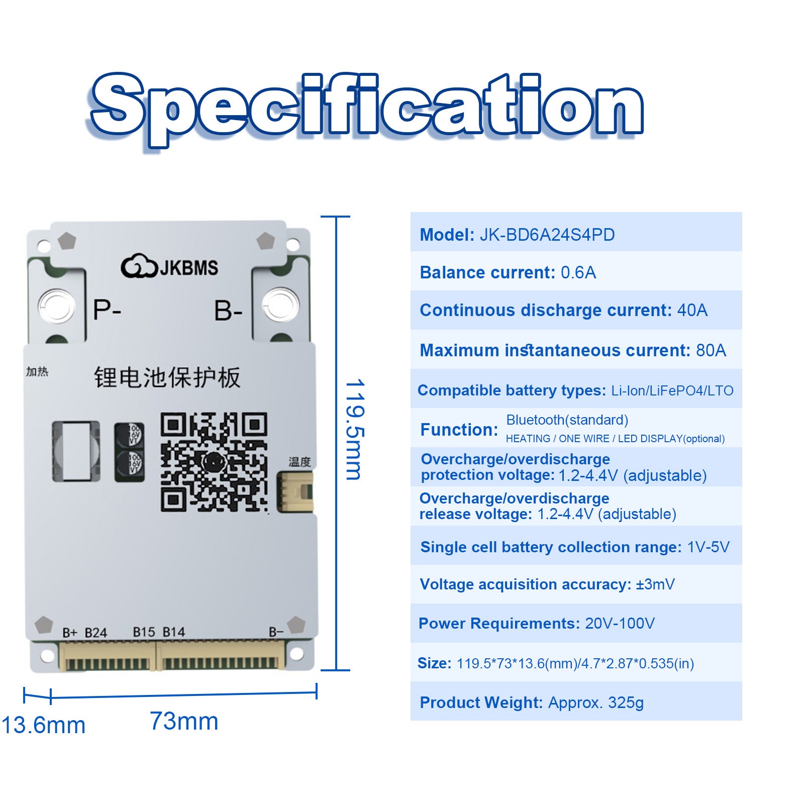 Specifications