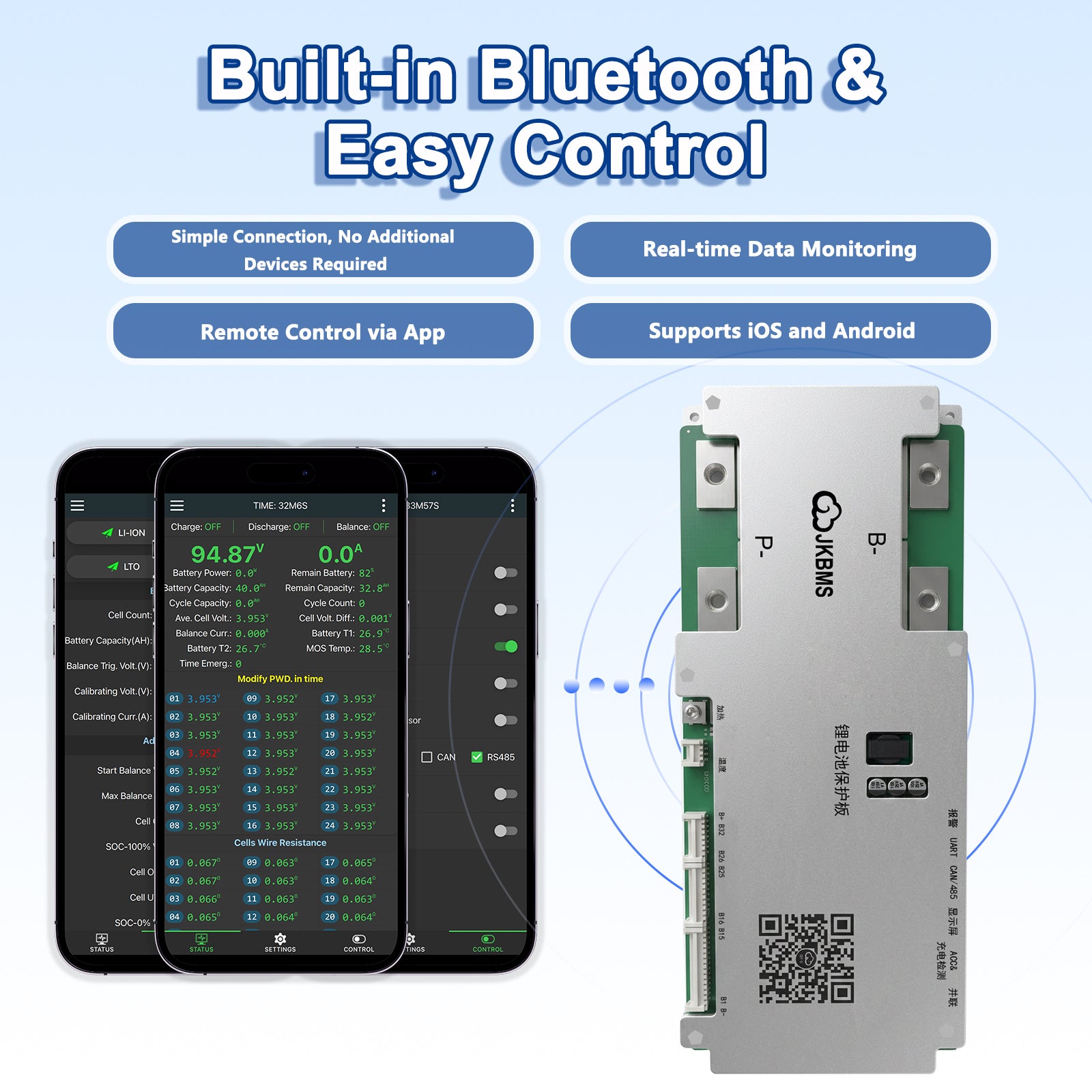 JK-BD6A32S-10P Bluetooth APP Interface



