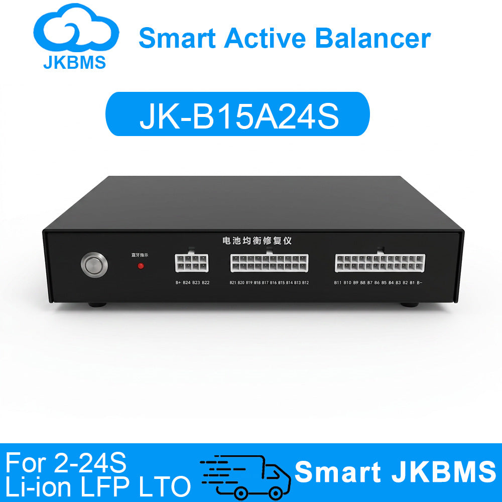 JKBMS Active Balancer JK-B15A24S — 15A 2~24S Industrial Battery Equalizer