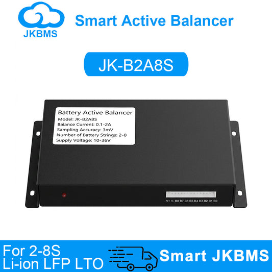 JKBMS Active Balancer JK-B2A8S — 2A 2~8S Battery Equalizer