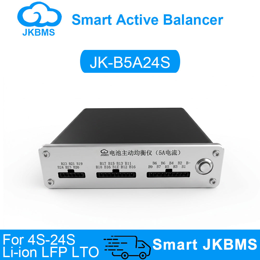JKBMS Active Balancer JK-B5A24S — 5A 2~24S Battery Equalizer for Commercial ESS