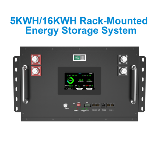 JKBMS ESS DIY Kits Cabinet With Active Balance BMS 51.2V 314AH Lifepo4 Rack-Mounted Pack DIY Box No Battery included EU Stock